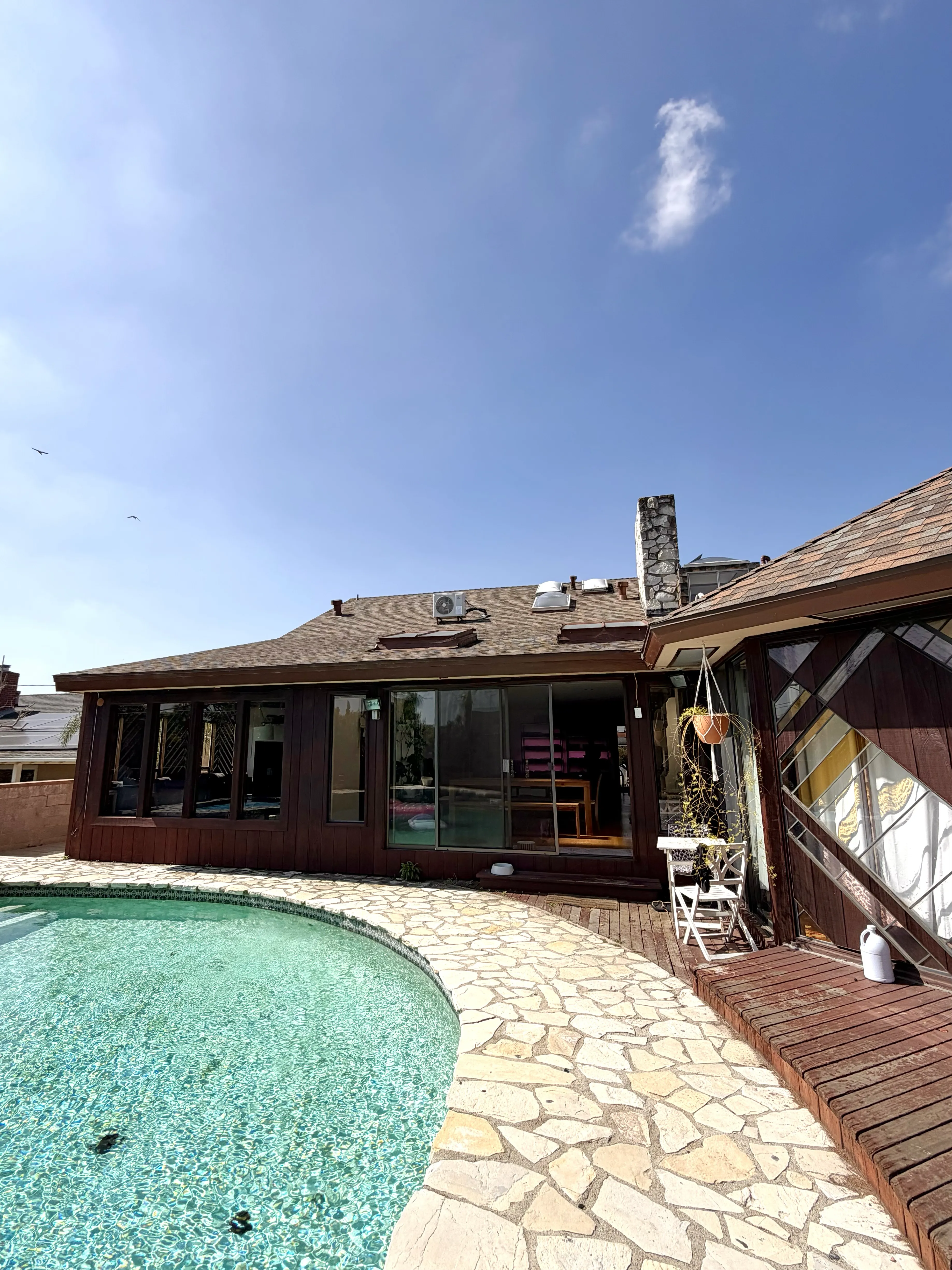 Backyard view